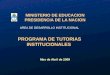 Tutoria Institucional Presentacion IFD