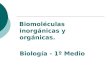 1º Medio Biomoleculas
