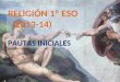 Presentación Clase de Religión Católica 1º ESO (Curso 2013-14)