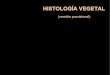 Histologia Vegetal (versión provisional)