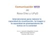 Rosa Díez y a UPyD en la web 2.0 - Cómo mejorar su trabajo