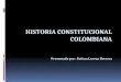 Historia constitucional colombiana