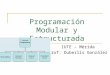 Programación Modular y Estructyrada