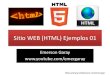 Sitio web (html) ejemplos 01