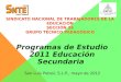 Programas de estudios 2011 (secundaria)