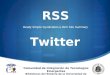 El rss y twitter  miniferia upr-rp-dic-2010