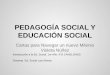 Pedagogia social y educacion social