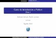 Clase 1 Curso Introducción a Python 2012