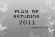Plan  de  estudios  2011