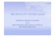 Procesos basicos de microsoft word 2010