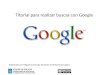 Titorial: Busca avanzada con Google