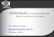 Personajes: una herramienta de investigación de usuarios, Bettina Avella