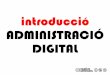 Introducció a l'administració digital