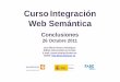Curso Integración Web Semántica-Conclusiones