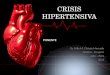 Manejo de crisis hipertensivas en emergencias