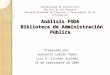 Análisis FODA Biblioteca de Administración Pública, UPRRP