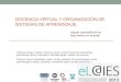 Docencia Virtual y Organización de Sistemas de Aprendizaje