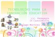 TICs e innovación educativa