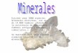 La parte sólida de la Tierra 3 - Minerales importantes
