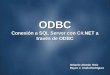 Conexión a SQL Server con C#.NET a través de ODBC