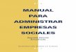 Manual para administrar empresas sociales