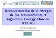 Conferencia "Reconstrucción de la energía de los Jets mediante el algoritmo Energy Flow en ATLAS", Bienal de Fisica 2003