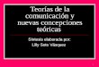 TeoríAs De La ComunicacióN Y Nuevas Concepciones TeóRicas