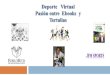 Deporte virtual. pasión entre ebooks  y tertulias. biblored