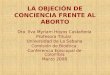 2008 03 Objecion De Conciencia En Materia De Aborto