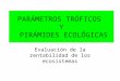 Parámetros tróficos y pirámides ecológicas