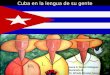 Cuba en la lengua de su gente