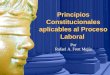 Principios Constitucionales en Proceso Laboral