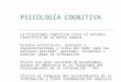Intro psicologia y terapias cognitivas