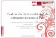 Evaluación de la usabilidad de aplicaciones para la TVDI - Montero - López - González