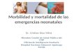 Epidemiologia: Morbilidad neonatal