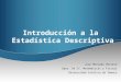 Estadistica Descriptiva - diapositivas