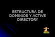 Estructura De Dominios Y Active Directory