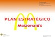 Plan estratégico McDonald's