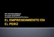 Emprendimiento en el Perú