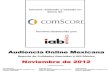 Reporte de audiencias - Noviembre 2012 por comScore