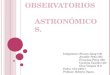Observatorios astronómicos