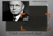 Resumen de la vida de Clark Hull
