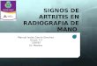 Signos radiologicos de artritis