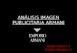 presentación análisis imagen publicitaria ARMANI
