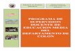 Programa terminadoPrograma de Supervisión Docente de Educación Media del Departamento de Colón