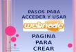 Ingreso y uso de tienda virtual en Webnode