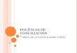 Políticas de Conciliación