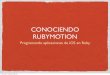 Conociendo rubymotion