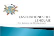 Presentación en pp de las funciones del lenguaje