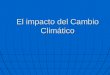 Conciencia Ambiental ( Impacto del Cambio Climatico) 2009